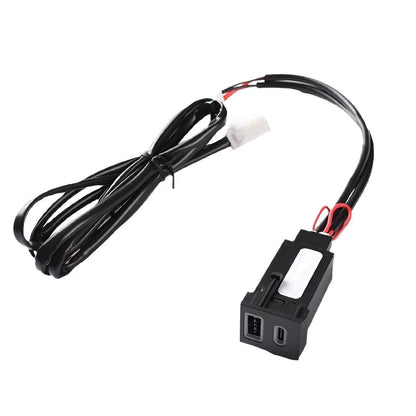 Fast Charger Dual QC3.0 + PD Socket Type C USB for Toyota RAV4, C-HR