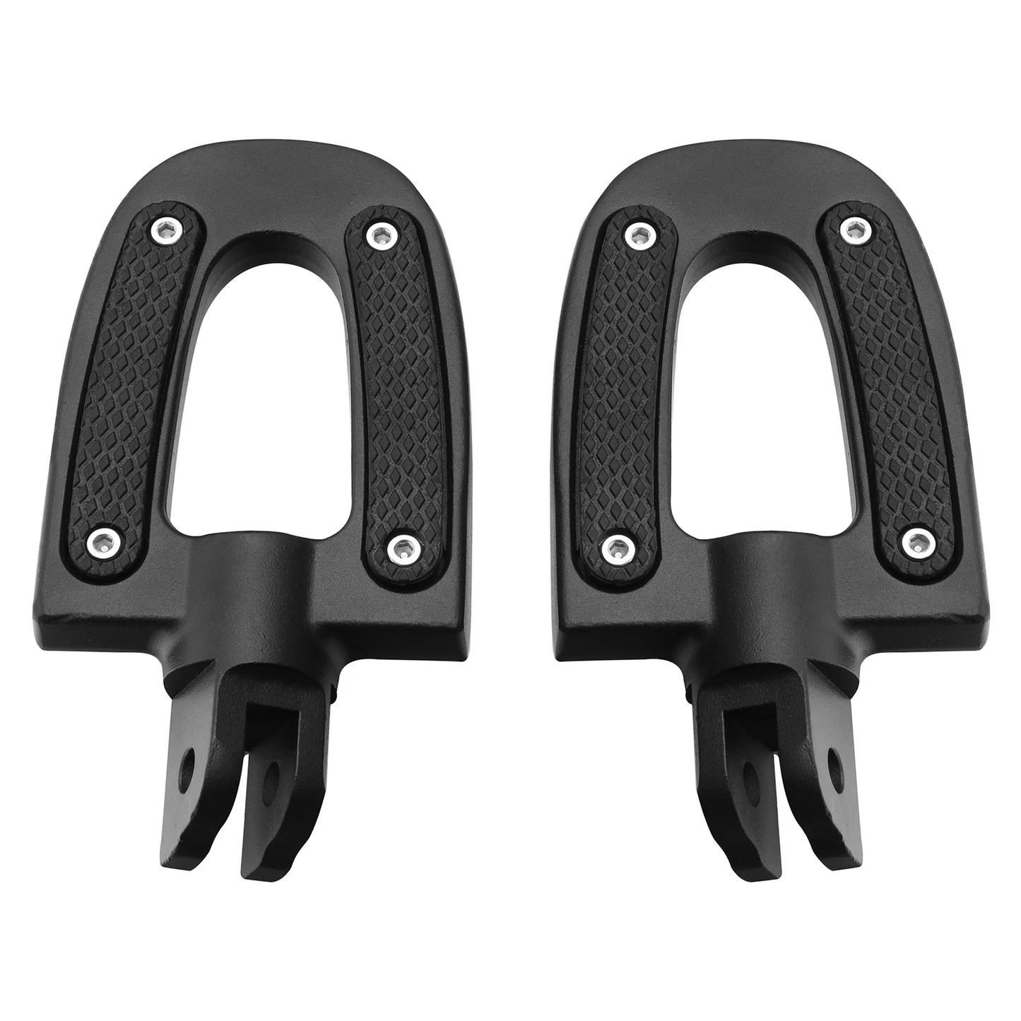 Matte Black Front Driver Footpegs for Harley Softail Sport Glide (2018-2025)
