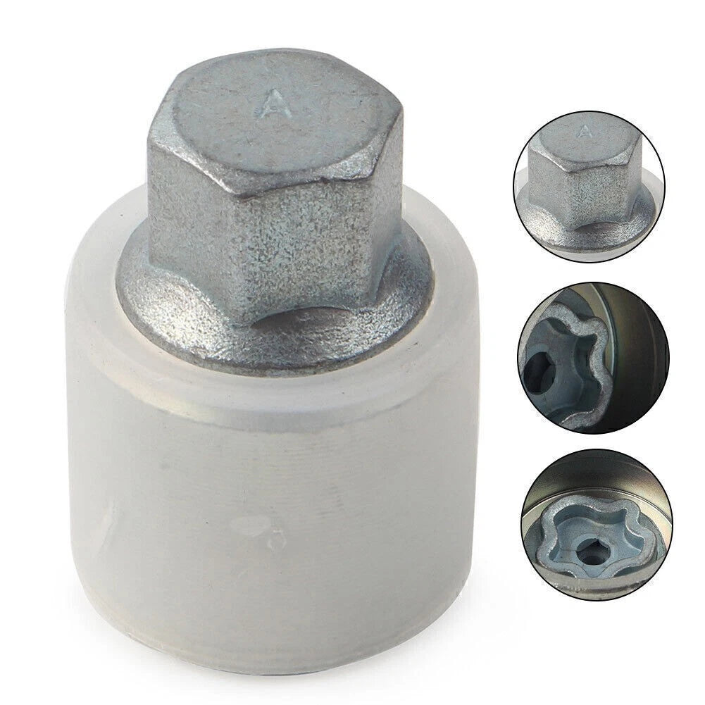 Locking Wheel Nut Key for Audi - Chrome-molybdenum Steel (Fits Various Models)