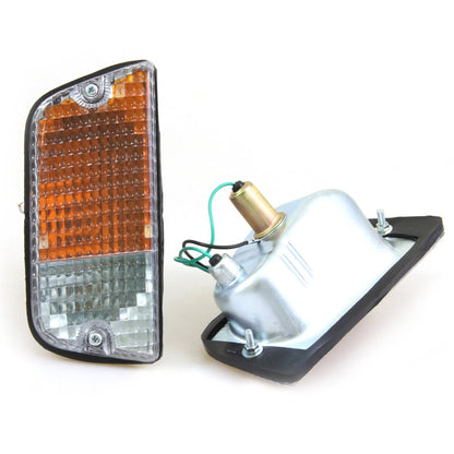 Front Turn Signal Lights x2 for Nissan Datsun Ute 620 1972-1979