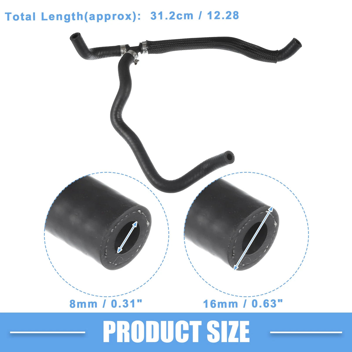 Radiator Coolant Hose for BMW 550i Base 4.4L V8 (2011-2013)