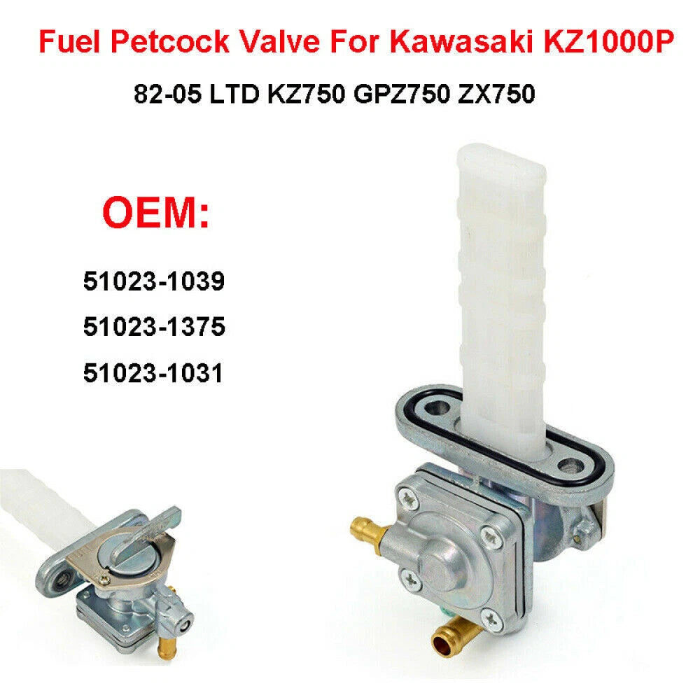 Fuel Valve Petcock Switch Assembly for Kawasaki KZ1000P Police (1978–1985)