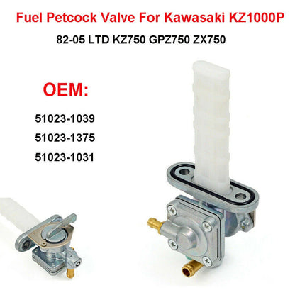 Fuel Valve Petcock Switch Assembly for Kawasaki KZ1000P Police (1978–1985)