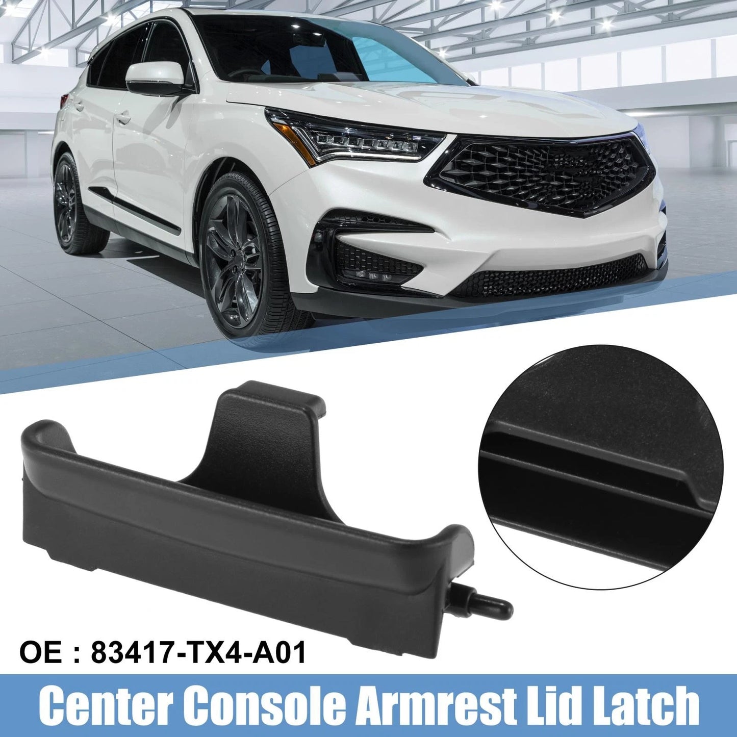 Console Armrest Lid Latch Cover Lock Knob for Acura RDX (2013 - 2018)