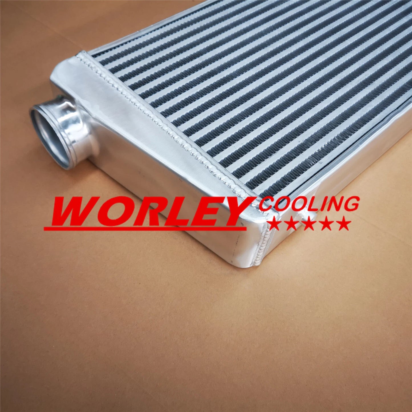 600x300x76mm Universal Front Mount Alloy Intercooler
