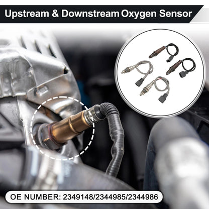 Oxygen Sensors 4 x for Nissan Altima V6 3.5L (2002-2006)