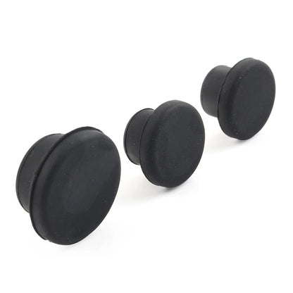 Tailgate Rubber Dust Plugs 3 x for Jeep Wrangler JL (2018 - up) Black