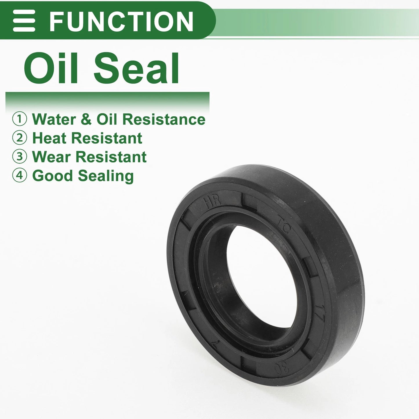Oil Seal / 5 Pcs / Seal Ring NBR Rubber 17x30x7mm for Car
