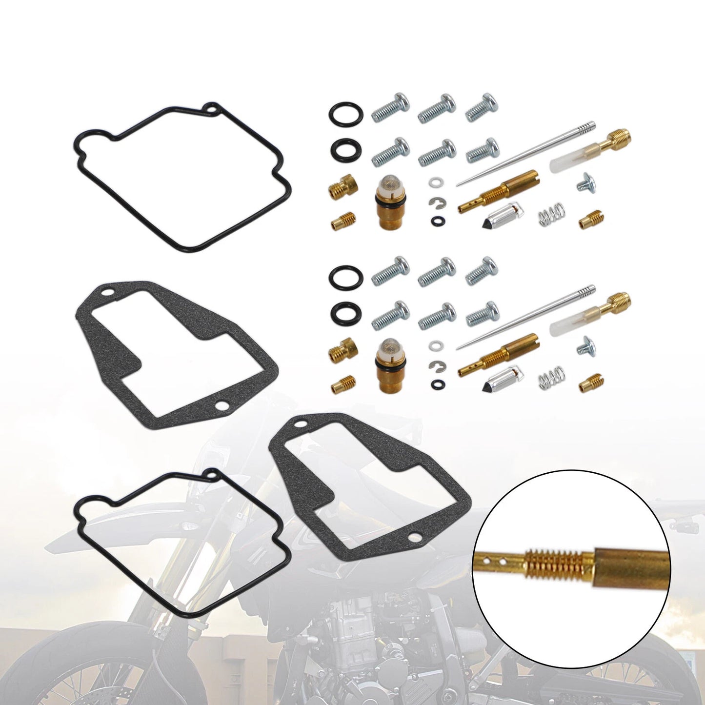 2 x Carburetor Repair Kit for Suzuki DR-Z250 (2001-2007)