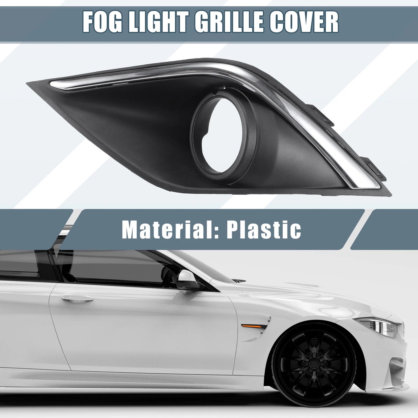 Front Left Fog Light Grille Cover for Mitsubishi Outlander (2017-2019)