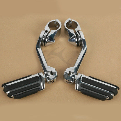 32mm Engine Guard Bar Highway Footpeg Pegs for Harley Road Street Glide (2006-2023)