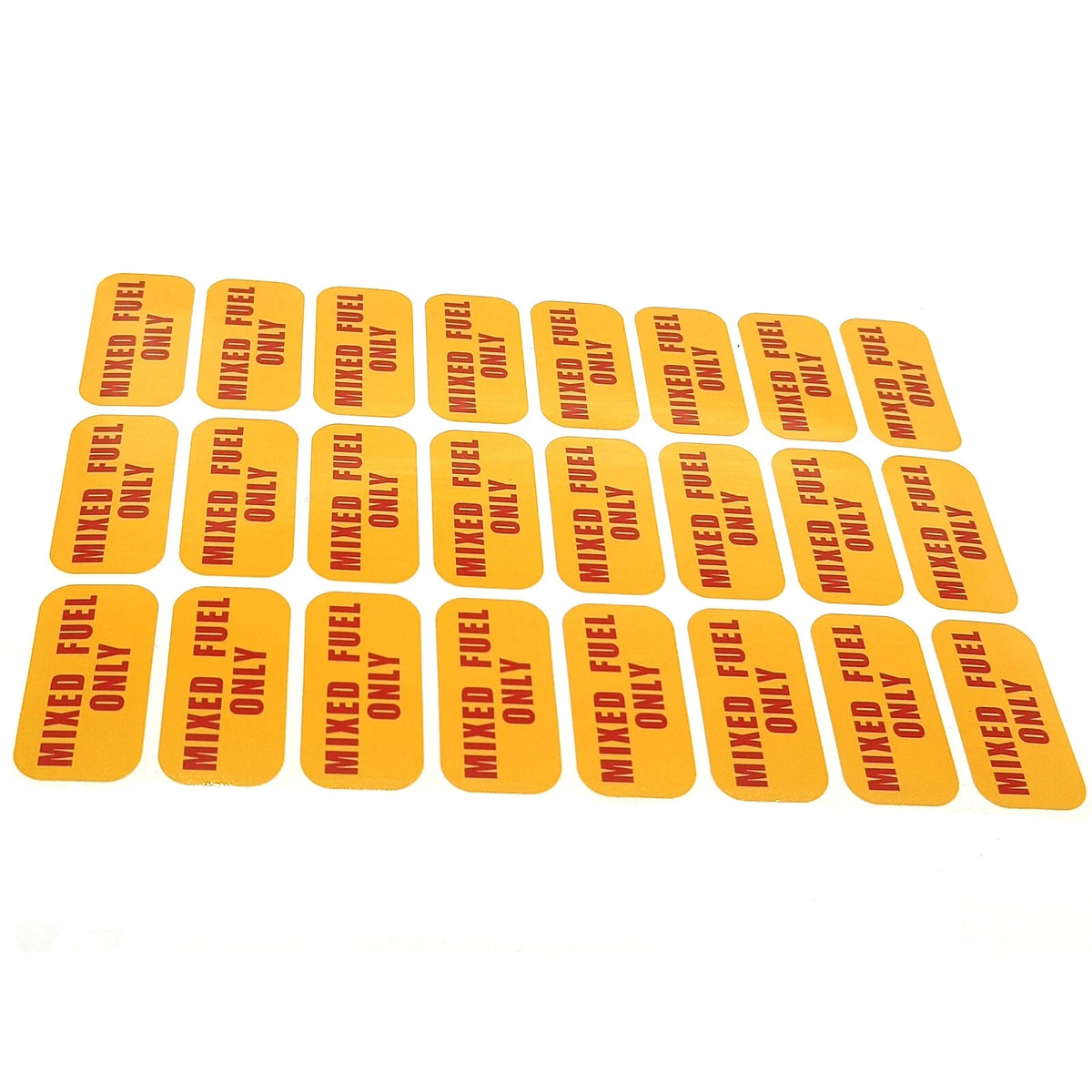 Mixed Fuel Only Sticker Decal for Garage, Oil, Gas, Diesel Vehicles