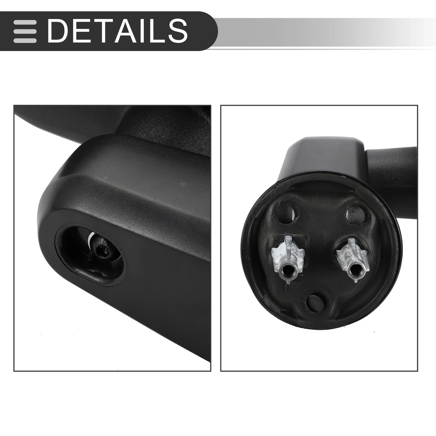 Tow Mirrors for Jeep Wrangler 2007-2017 (2 x No.55077967AB/55077966AB)