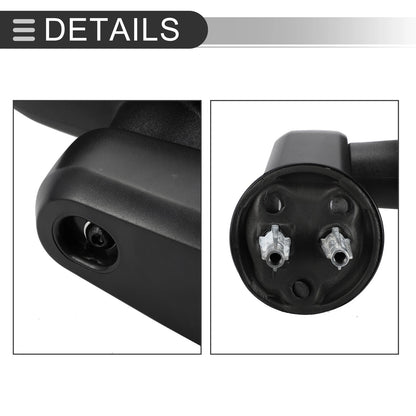 Tow Mirrors for Jeep Wrangler 2007-2017 (2 x No.55077967AB/55077966AB)