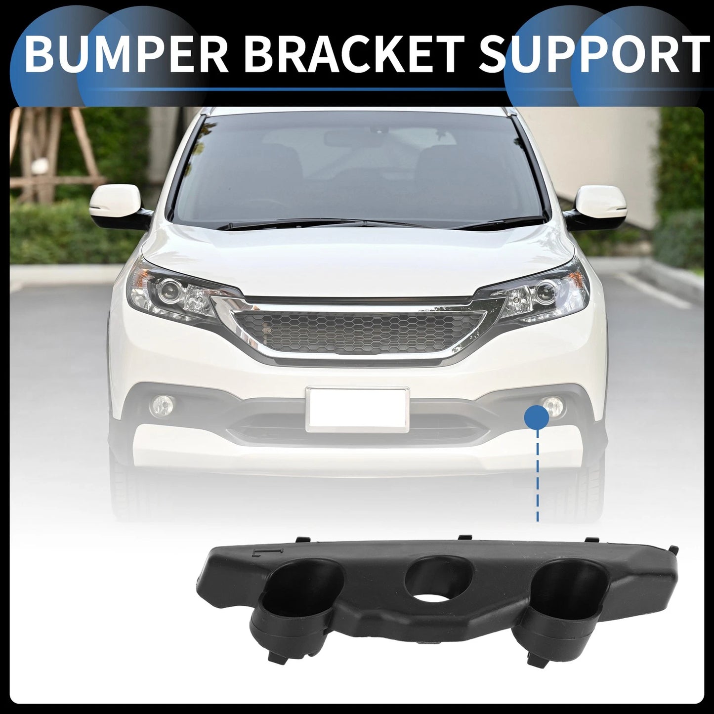 Left Front Bumper Retainer Bracket for Nissan Versa (2020-2024)