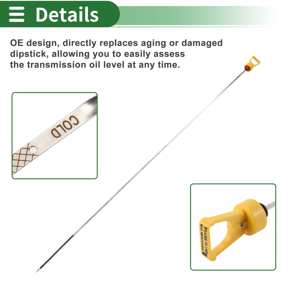 Engine Oil Dipstick for Ford F-150 8 Cyl 5.4L (2005-2008)