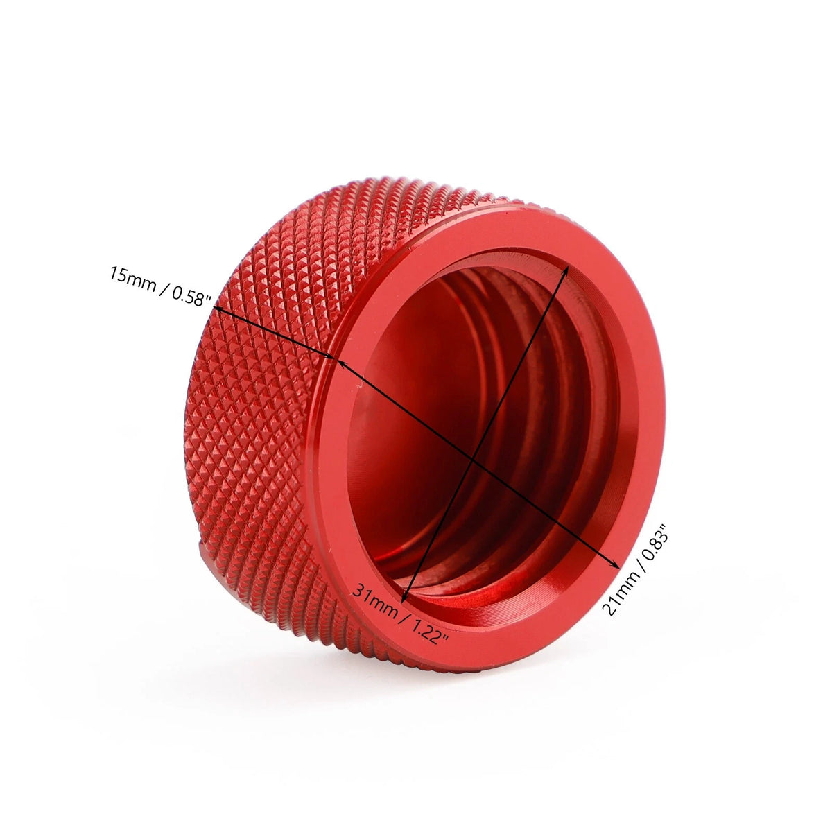 Expansion Tank / Coolant Cap Red for Ducati Supersport 950 (2017-2021)