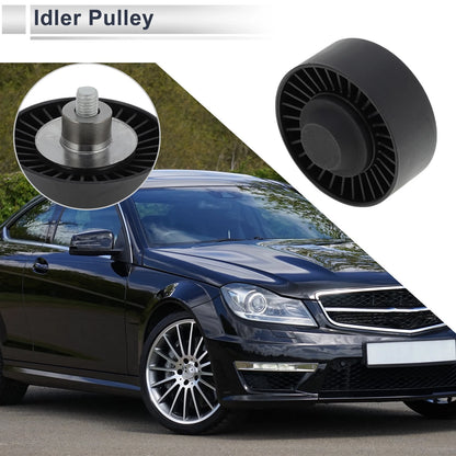Drive Belt Idler Pulley for BMW Series 3 (2008-2012) - Black 1 x Piece