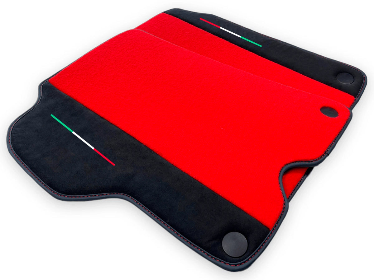 Floor Mats for Ferrari California Convertible Red Tailored Carpets (2008-2014)
