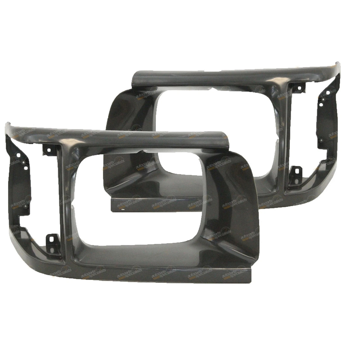 LH+RH Headlight Surround Pair Light Grey for Toyota Hiace (1992–1998)