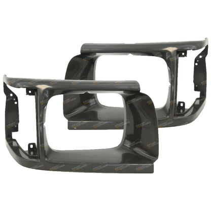 LH+RH Headlight Surround Pair Light Grey for Toyota Hiace (1992–1998)