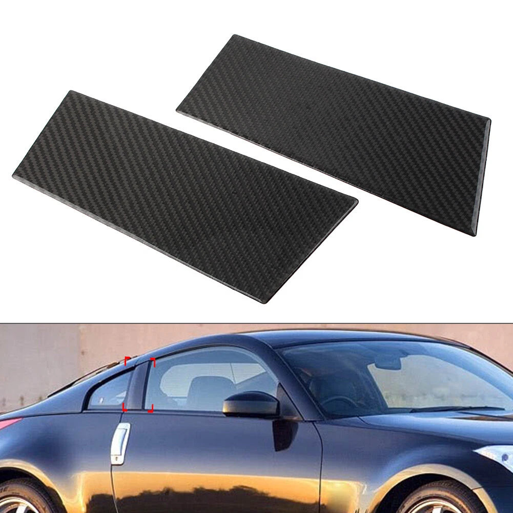 Exterior Door Window B Pillar Post Cover Trim for Nissan 350Z (03-09)