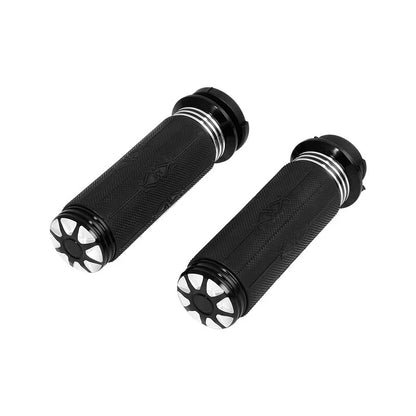 Handlebar Hand Grips for Harley Touring Road King Sportster XL883 XL1200