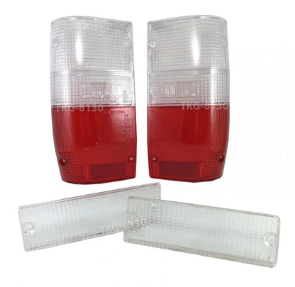Bumper Light Lens + Tail Light Lens for Mitsubishi  (1983-1996)