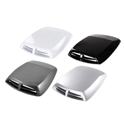 Universal Black Car Decorative Air Flow Intake Hood Scoop Vent Cover