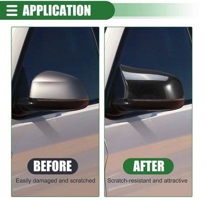 Left Right Rearview Mirror Covers for BMW F15 X5 F16 X6 (2014-2017)