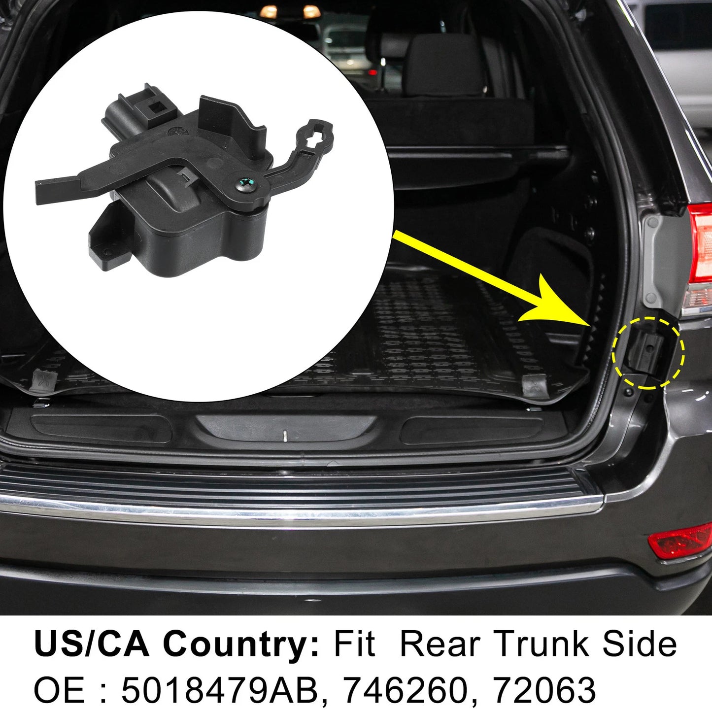 Rear Trunk Latch Lock Actuator for Jeep Grand Cherokee (2011-2021)