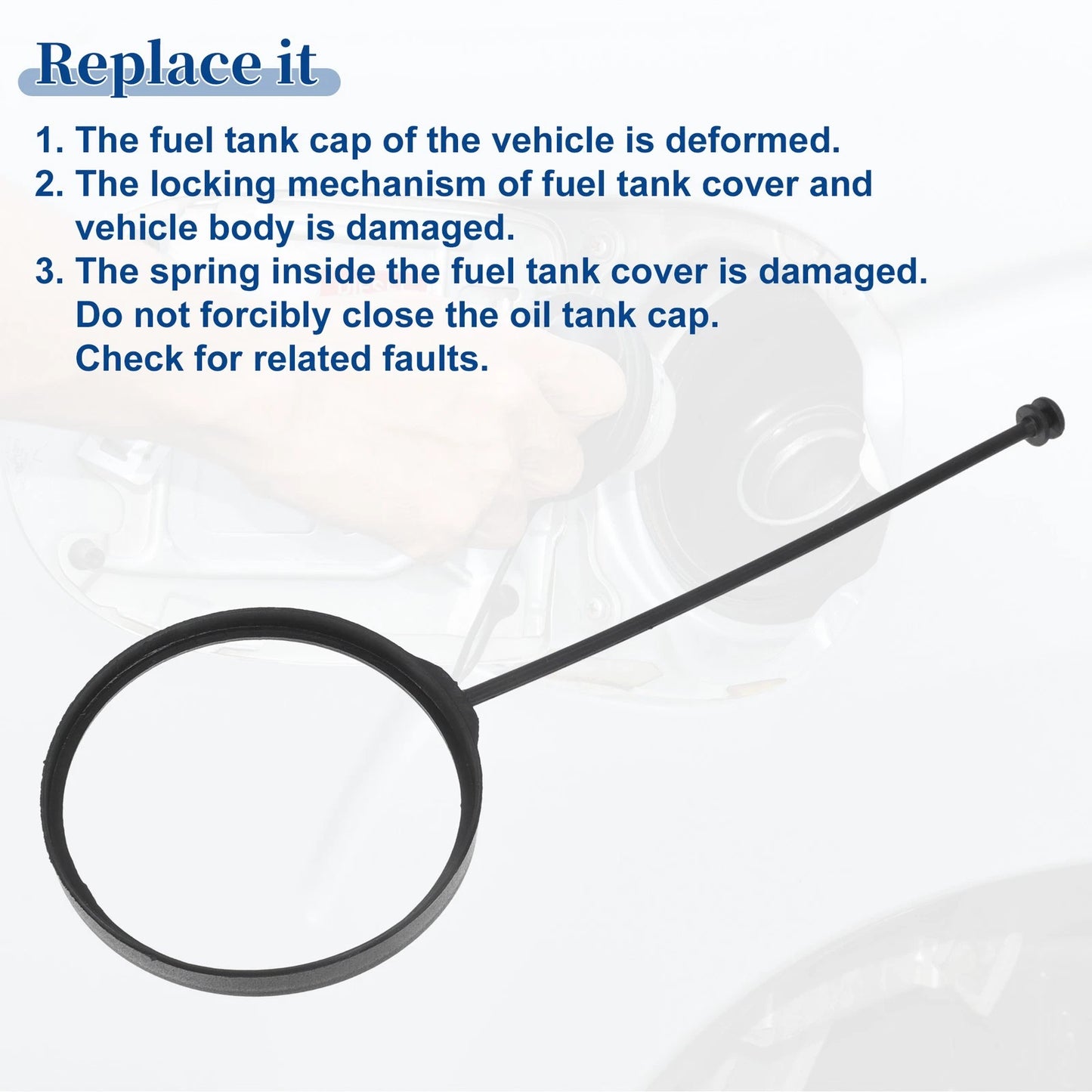 5 x Fuel Tank Cap Tether for BMW X6 (2008-2018)