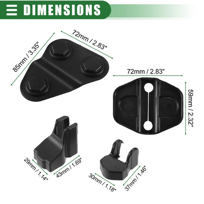 Car Door Lock Cover Buckle Protector for Jeep Wrangler