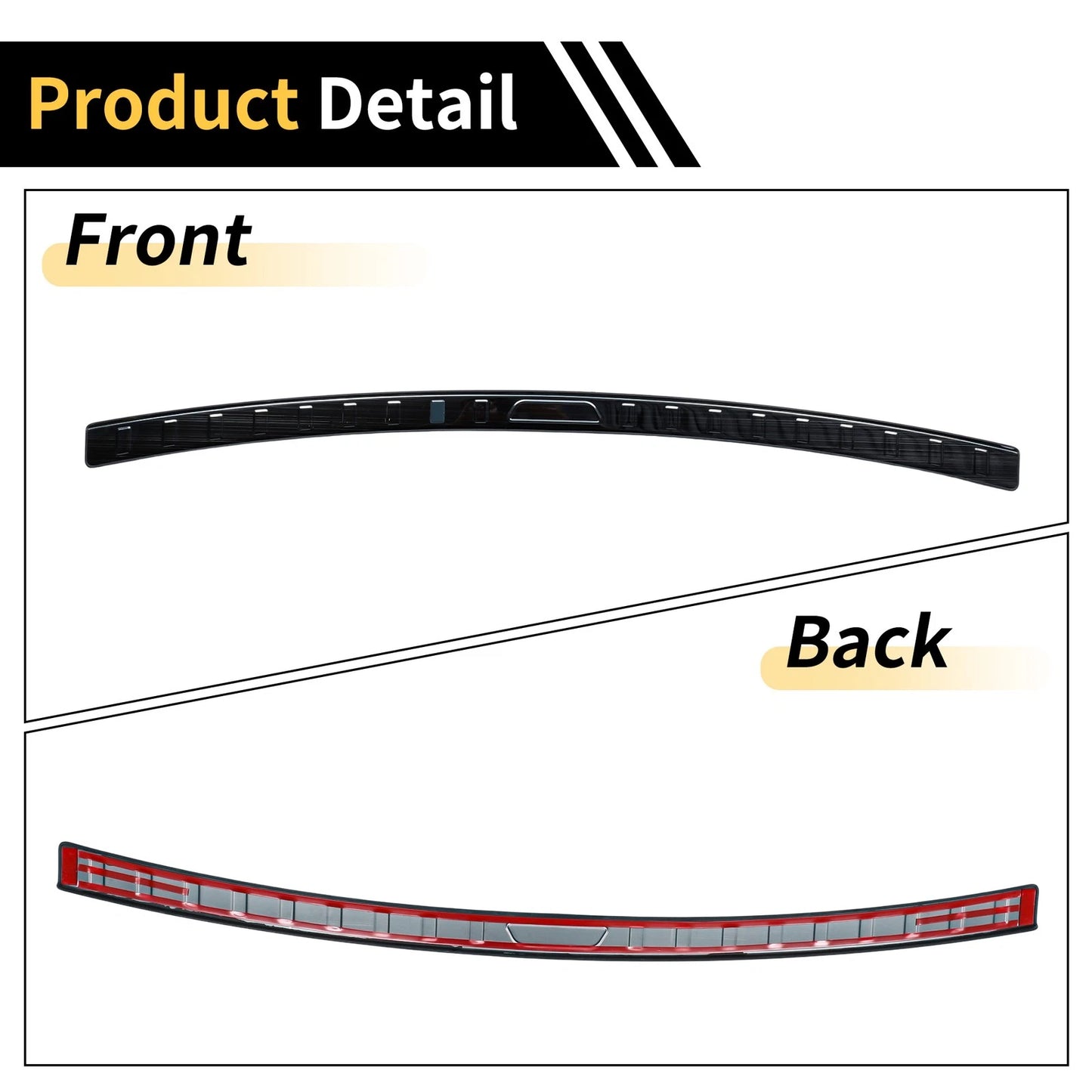 Bumper Guards 1 Pc for Kia Carnival (2022-2024) Titanium Tone