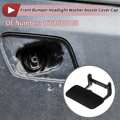 Front Left Bumper Headlight Washer Nozzle Cover for Mercedes-Benz ML250 (2012-2015)