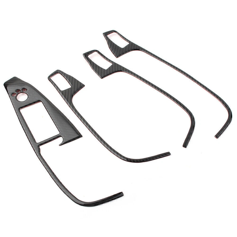 4 x Carbon Fiber Window Switch Button Covers for Audi Q5 (2009-2017)