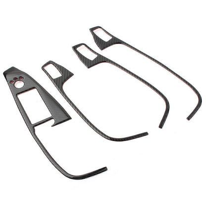 4 x Carbon Fiber Window Switch Button Covers for Audi Q5 (2009-2017)