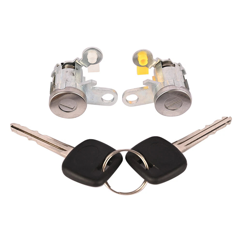 Front Pair Door Lock Cylinder with Keys for Toyota Tacoma (1995–2004)