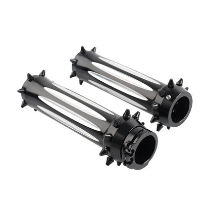 1'' Spikes Motorcycle Front Hand Grips for Harley Touring Dyna Softail