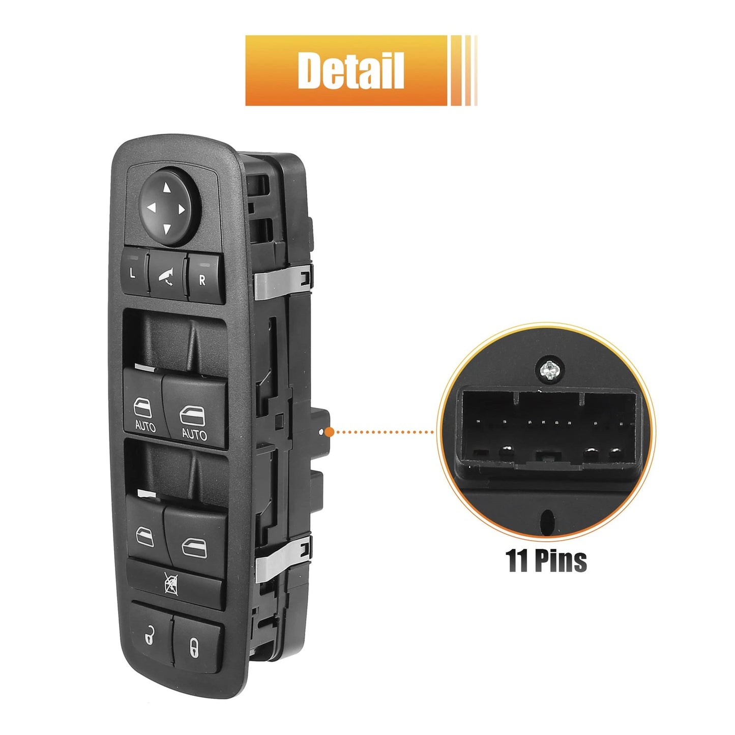 Power Window Switch for Dodge Journey, Chrysler (2014-2018)