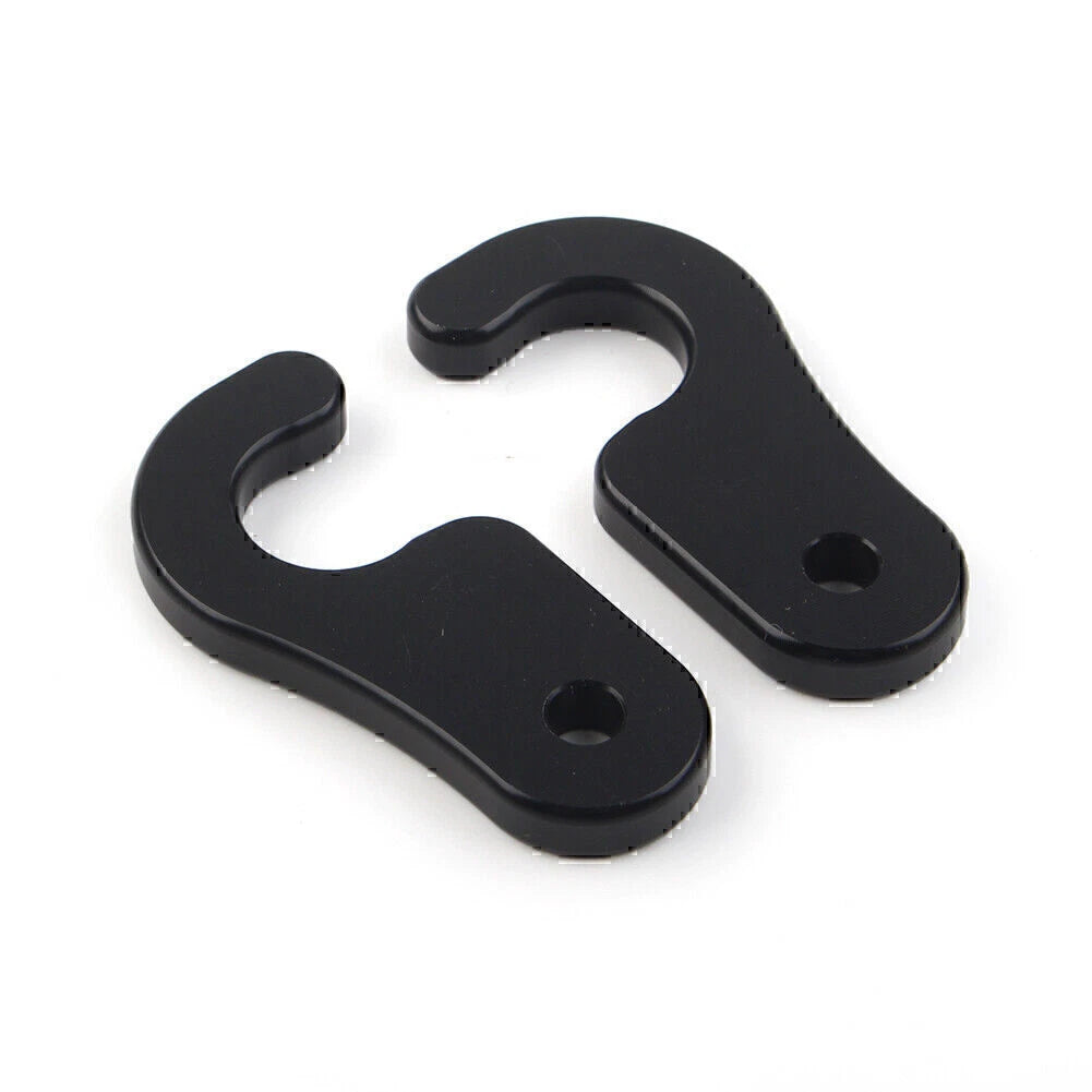 Black Sun Visor Clips for Jeep Wrangler, Gladiator (2018-2023)