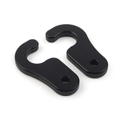 Black Sun Visor Clips for Jeep Wrangler, Gladiator (2018-2023)