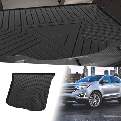 Flat Face Cargo Liner Rear Trunk Mat for Ford Edge (2009-2014) 1 Pc