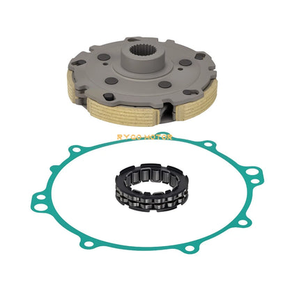 Wet Clutch Carrier & One Way Bearing & Gasket for Yamaha Kodiak Grizzly 400/450