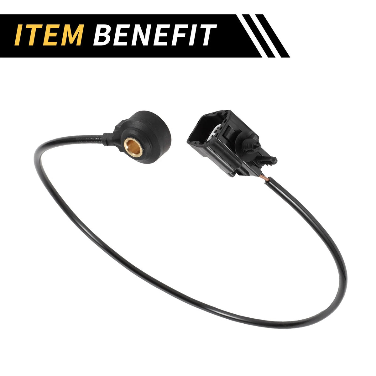 Engine Knock Sensor for Ford F-150 F-350 F-450 (2000-2006) 1 x Black