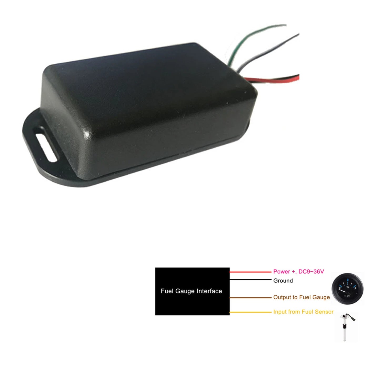 Fuel Gauge Sender Ohm Range Converter Module for Gas Tank (Update)