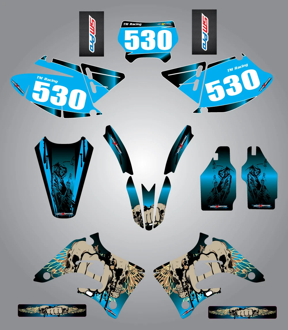 Custom Graphic Kit - REAPER for TM 125 250 300 400 (2004-2007)