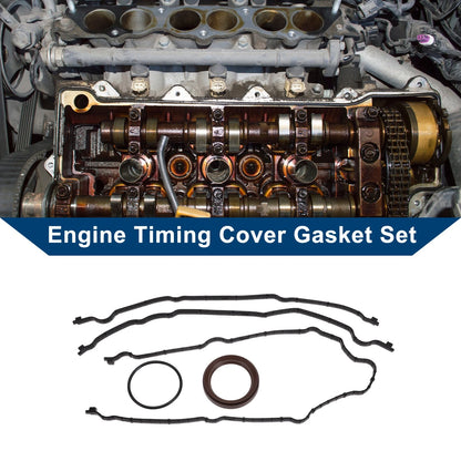 Engine Timing Cover Gasket Set for Ford Mustang (2011-2019)