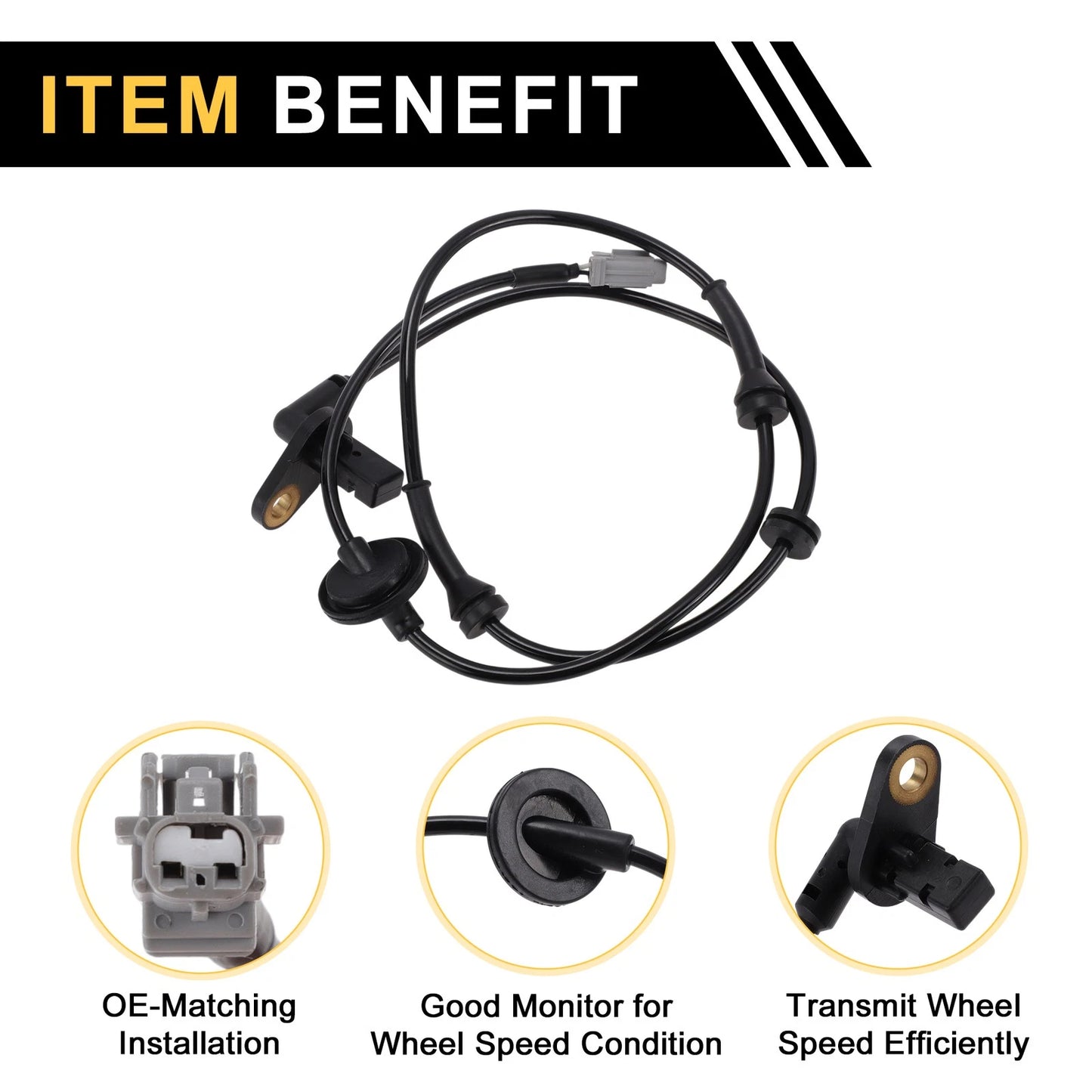 ABS Wheel Speed Sensor for Nissan X-Trail (2002-2007) 1Pc Right Front