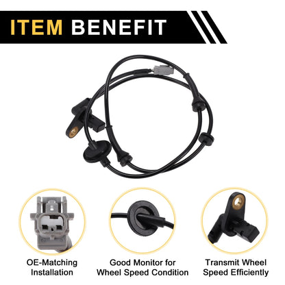 ABS Wheel Speed Sensor for Nissan X-Trail (2002-2007) 1Pc Right Front